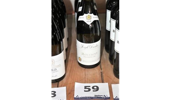5 flessen à 75cl witte wijn JOSEPH DROUHIN, Bordeaux, Montagny Premier Cru, 2018
